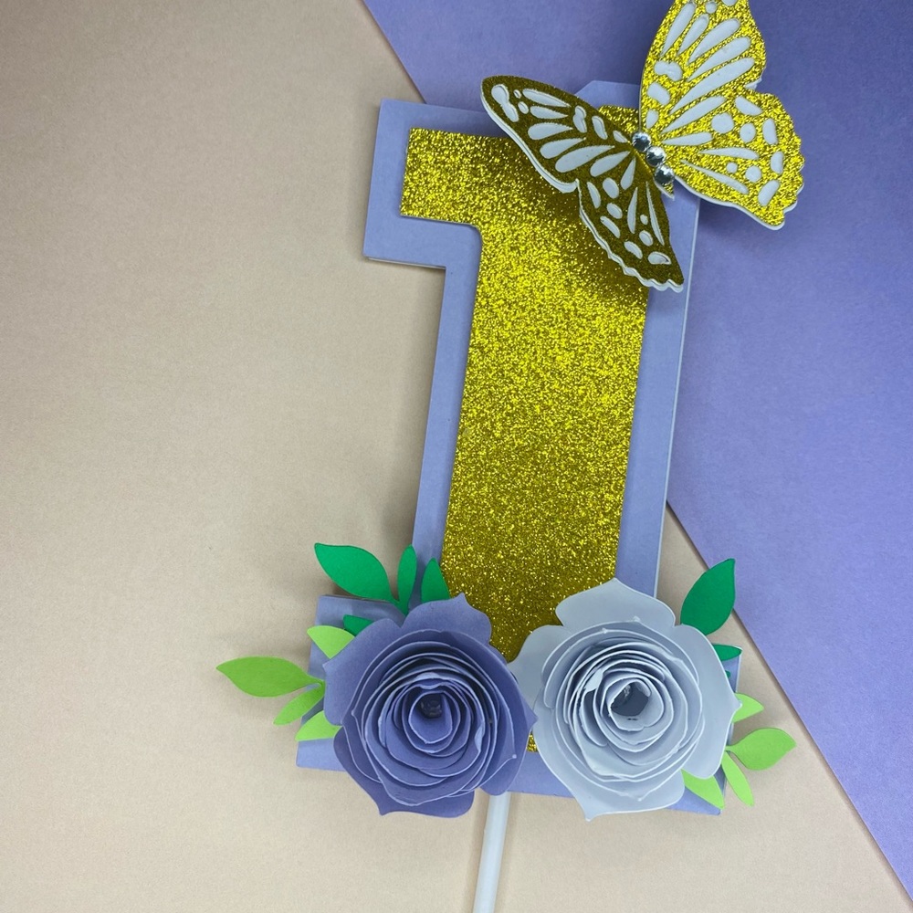 Butterfly cake topper